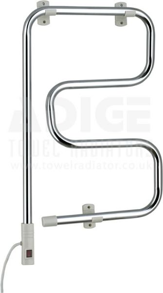 Picture of 400mm Wide 740mm High Electric Towel Rail in Chrome