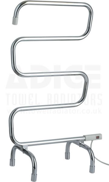 Picture of Free Standing Electric Towel Rail in Chrome