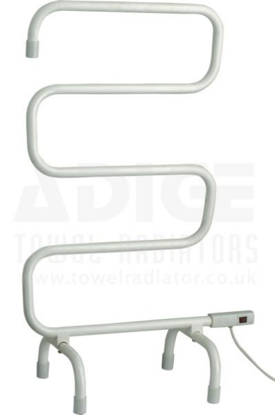 Picture of Free Standing Electric Towel Rail in White