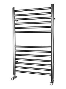 Picture of 500mm Wide 800mm High FLAT Stainless Steel Towel Radiator