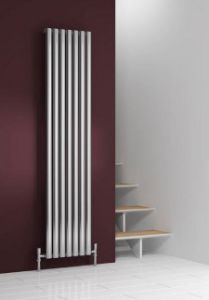Picture of NEROX 295mm Wide 1800mm High Vertical Radiator - Polished Single