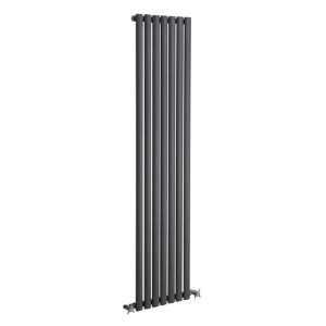 Picture of NEVA 295mm Wide 1500mm High Anthracite Radiator - Single