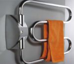 Picture of 650mm Wide 520mm High Electric Towel Rail in Chrome