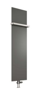 Picture of SLIMLINE 400mm Wide 1170mm High Radiator With Hanging Rail - Anthracite