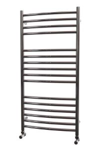 500mm Wide 1000mm High CURVED Stainless Steel Towel Radiator 