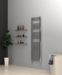 Picture of Chrome Towel Radiator 400mm Wide 1512mm High