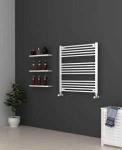 Picture of White Bathroom Towel Rail  800mm Wide 800mm High