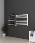 Picture of White Bathroom Towel Rail  900mm Wide 600mm High