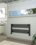 Picture of Anthracite Towel Radiator 1000mm Wide 400mm High