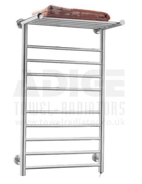Picture of 530mm Wide 900mm High FLAT Stainless Steel Electric Towel Rail