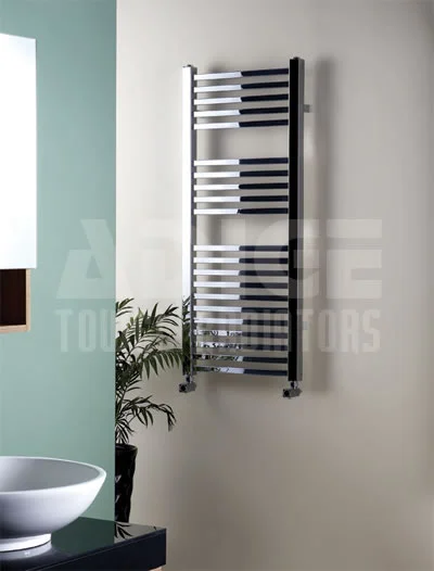 SAHLA 490/800mm Square Tube Chrome Flat Towel Radiator