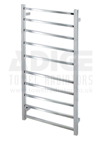 Picture of 530mm Wide 870mm High Square Tube Electric Towel Rail