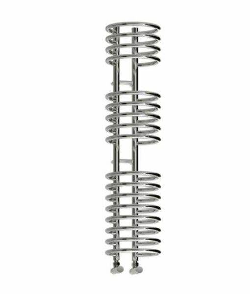 Picture of CLARO 300mm Wide 1200mm High Chrome Coil Designer Towel Radiator