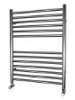 Picture of 600mm Wide 800mm High FLAT Stainless Steel Towel Radiator