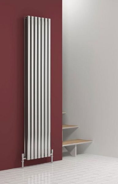 Picture of NEROX 413mm Wide 1800mm High Vertical Radiator - Polished Double
