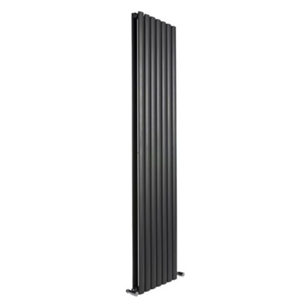 Picture of NEVA 295mm Wide 1500mm High Black Radiator - Double