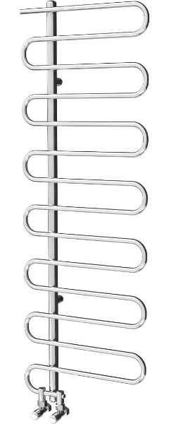 Picture of ROSABELLA 450mm Wide 1310mm High Stainless Steel Designer Towel Rail
