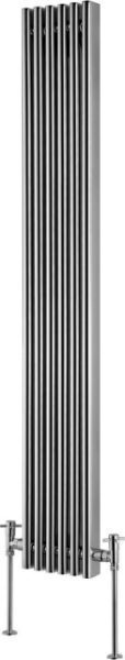 Picture of AMARA 280/1600mm Chrome Vertical Radiator 6 tubes