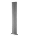 Picture of OLIVER 290mm Wide 1800mm High Elliptical Tube Stainless Steel Radiator- Brushed Double