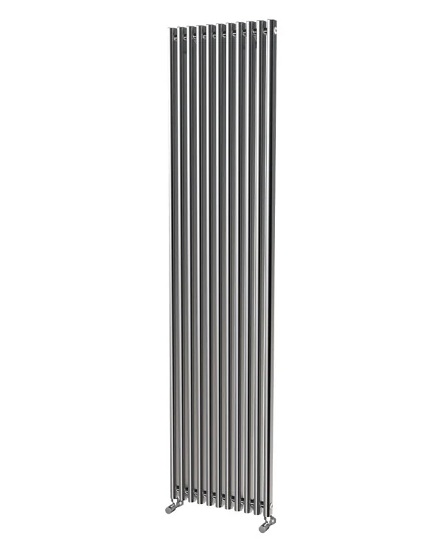 LOLA 425mm Wide 1800mm High Aluminium Radiator - Oxidised Single