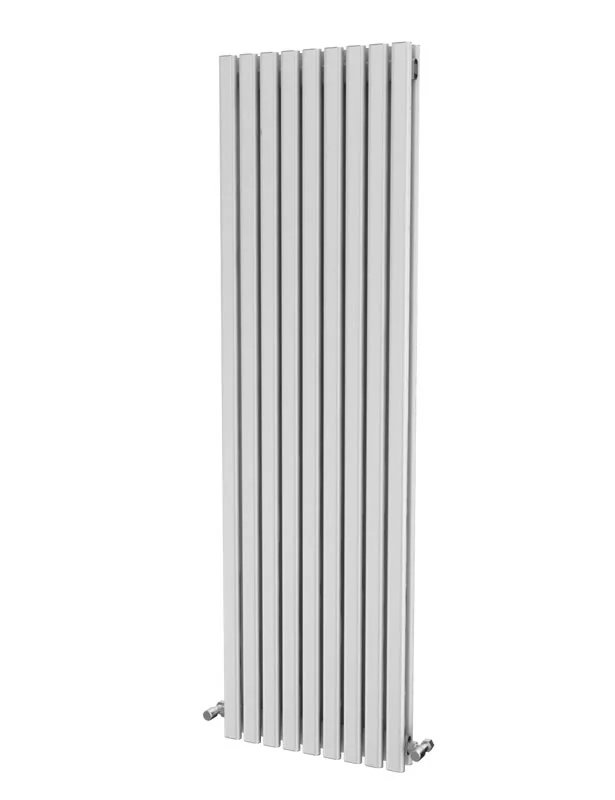 ELDA 530mm Wide 1800mm High Aluminium Radiator - White Double