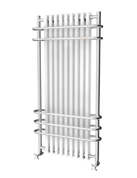 Picture of LADONNA 570mm Wide 1000mm High Aluminium Traditional Column Radiator - White