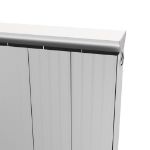 Picture of SAVANNAH 405mm Wide 1865mm High Flat Panel Aluminium Radiator - White