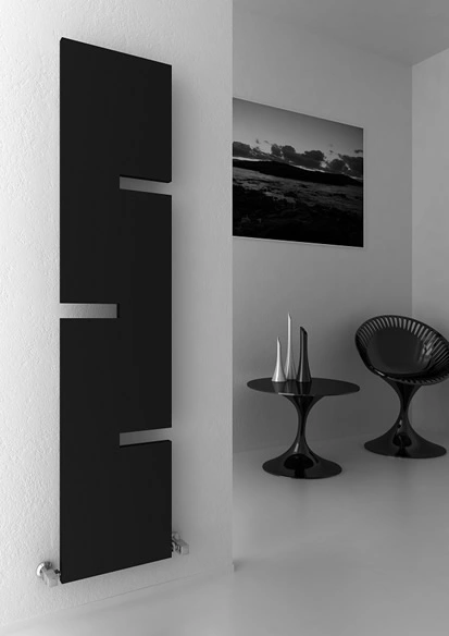 FIORE 400mm Wide 1800mm High ANTHRACITE Designer Radiator