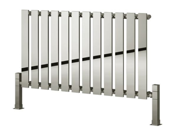 Picture of PIENZA 485mm Wide 550mm High Designer Bathroom Radiator - Chrome
