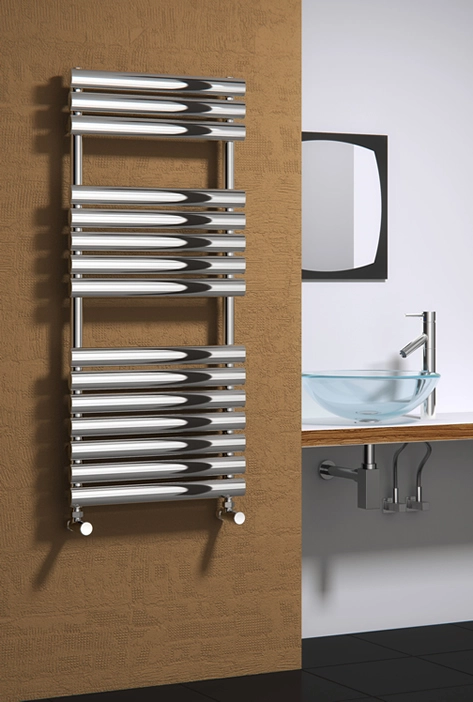 HELIN 500mm Wide 1535mm High Stainless Steel Designer Radiator