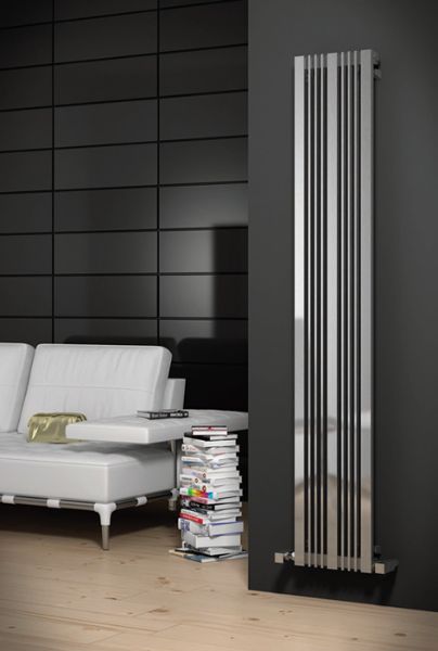 Picture of KARIA 300mm Wide 1800mm High Stainless Steel Designer Radiator