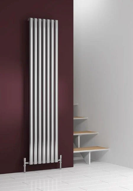 NEROX 295mm Wide 1800mm High Vertical Radiator - Satin Single