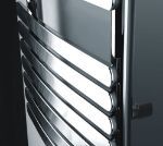 Picture of KOCA Chrome Curved Designer Towel Radiator - 500mm Wide 800mm High