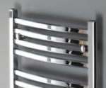 Picture of SAGA 450/1180mm Chrome Curved Designer Towel Radiator