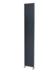 Picture of LOLA 425/mm Wide 1800mm High Aluminium Radiator - Anthracite Single