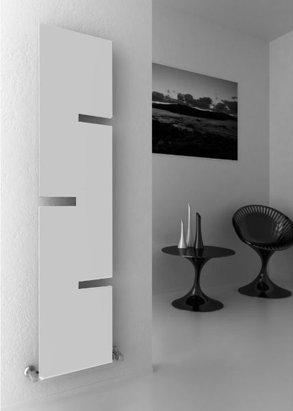 FIORE 400mm Wide 1800mm High WHITE Designer Radiator