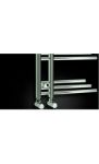 PALMARI 500mm Wide 900mm High Chrome Designer Towel Radiator