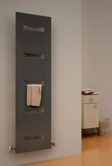 ANCORA 490mm Wide 1800mm High ANTHRACITE Designer Radiator