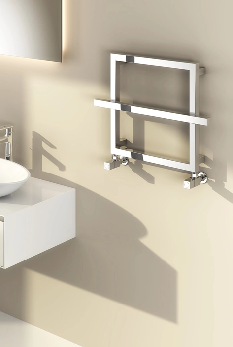 LAGO 600mm Wide 450mm High Designer Radiator - Double Bar