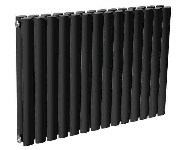 Picture of NEVA 1003mm Wide 550mm High Black Radiator - Double