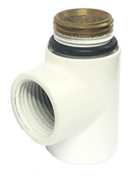 Tee Pipe - Dual Fuel Adaptor in White