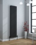 VERTICA 1500x420mm Anthracite Double Panel Modern Designer Radiator