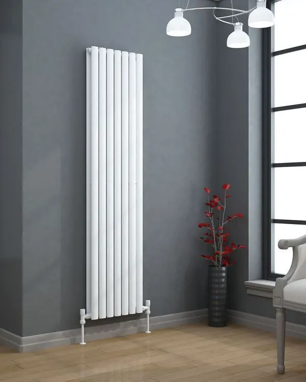 5000+ BTU Designer Radiator by Adige 1800x420mm White Double