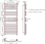KOCA Radiator Technical Drawing