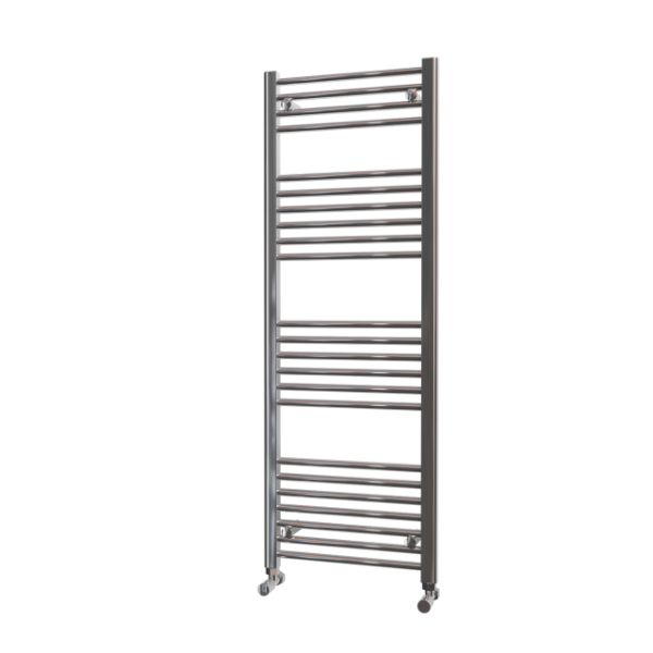 Picture of 500mm Wide 1400mm High Chrome Flat Towel Radiator
