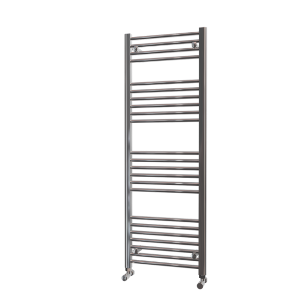 Picture of 500mm Wide 1400mm High Tall and Narrow Chrome Towel Radiator