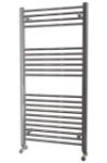 600mm Wide 1200mm High Chrome Heated Towel Rail