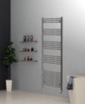 500mm Wide 1600mm High Chrome Flat Towel Radiator