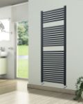 600mm Wide 1512mm High Anthracite Towel Radiator