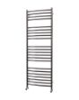 500mm Wide 1400mm High CURVED Stainless Steel Towel Radiator